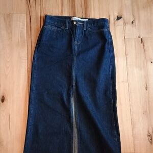 Classic Blue Denim Skirt